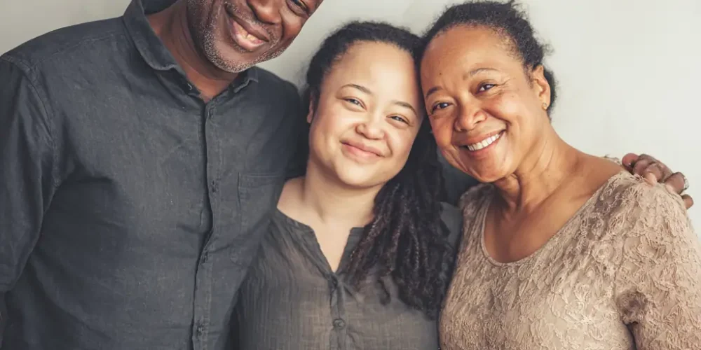 two parents with their adult daughter with intellectual disabilities who have a supported decision making plan as an alternative to guardianship
